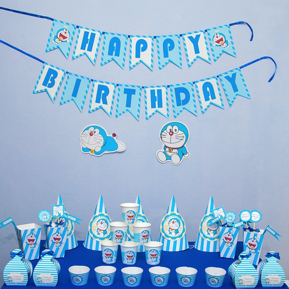 Trang trí tiệc sinh nhật theo chủ đề nhân vật phim hoạt hình