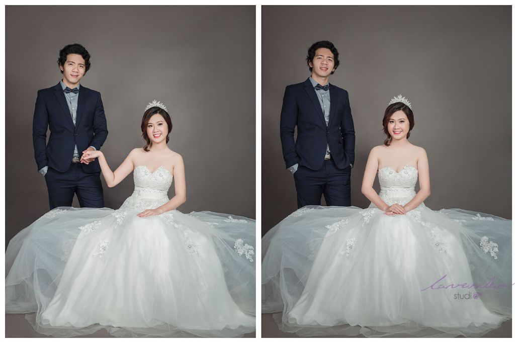 Cách tạo dáng ngồi chụp ảnh cưới Hàn Quốc