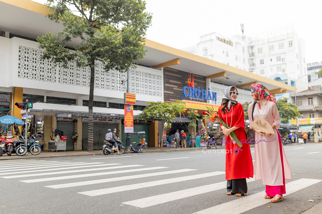 Giá thuê áo dài chụp ảnh Tết ở Đà Nẵng