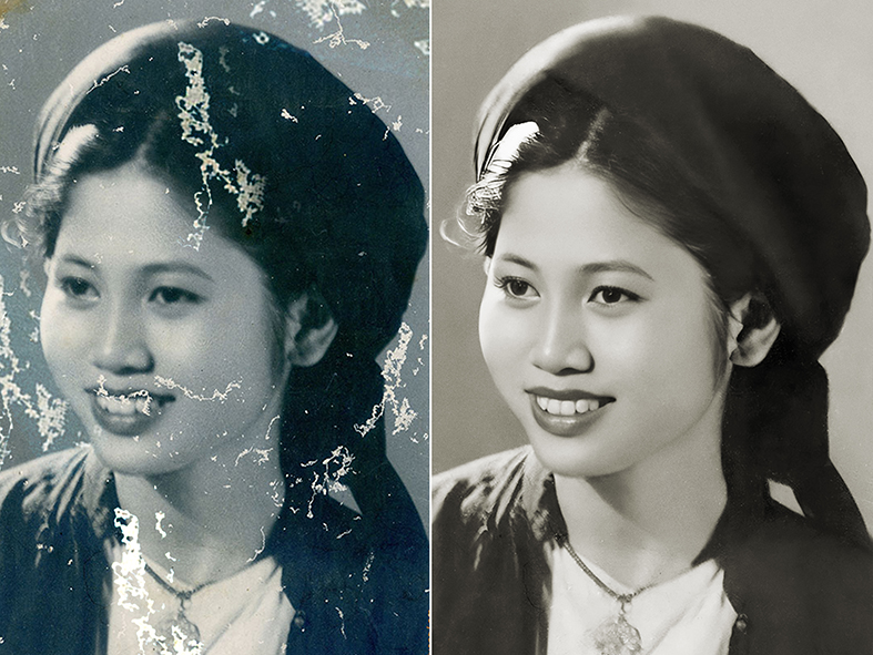 Hướng dẫn phục hồi ảnh đen trắng ố vàng bằng công nghệ AI miễn phí