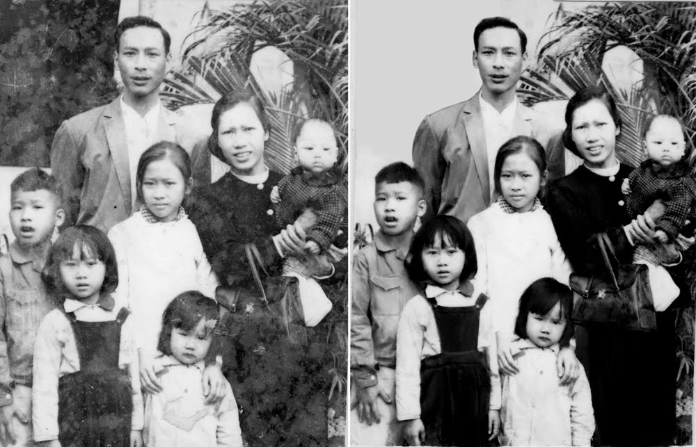 Phục Chế Ảnh Cũ Ghép Ảnh Gia Đình – Giá Hợp Lý Chất Lượng Cao