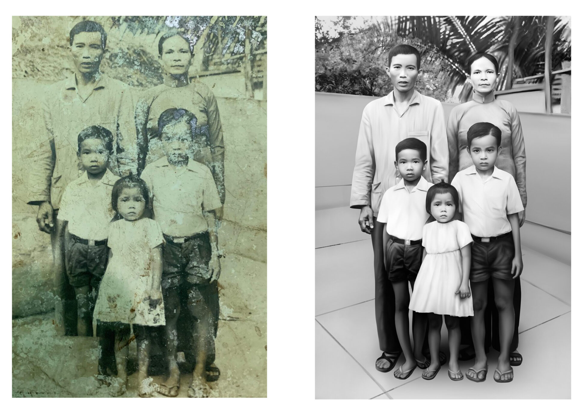 Phục Chế Ảnh Cũ Ghép Ảnh Gia Đình – Giá Hợp Lý Chất Lượng Cao