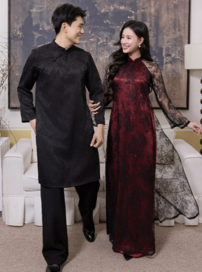 Chụp ảnh couple áo dài chân dung cho dịp kỷ niệm tình yêu 2026