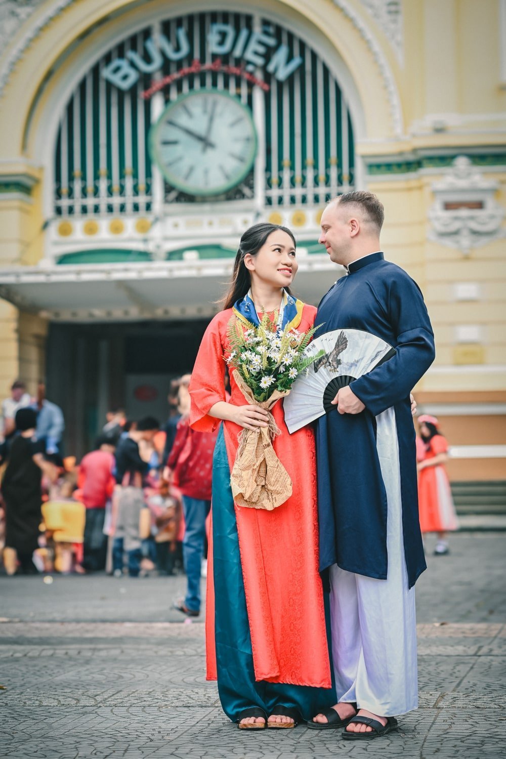 Chụp ảnh couple áo dài tại thành phố Hồ Chí Minh – Trend hot 2026